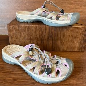 Keen slide whisper sandals for women size 7